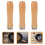 3pcs Solid Wood Detachable Spatula Handles Replacement Solid Wooden Frying Pan Handles (6x45mm hole) 5