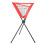 Tragbare Ballnetztasche Dreieck Training Rot 7