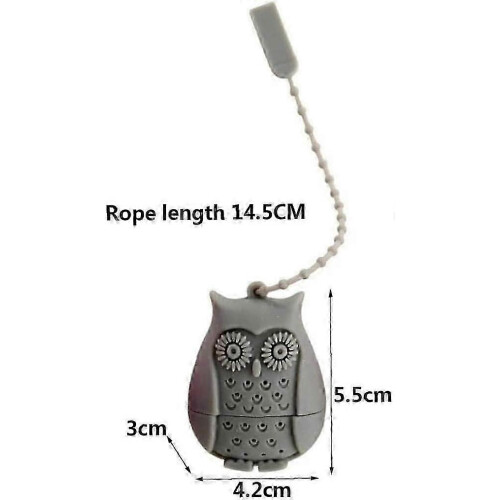 Mini Owl Tea Infuser Tea Strainer Container Tea Bag Filter Herbs Coffee Punch Teapots Treatment 2