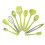 10 Piece Green Silicone Nonstick Cookware Bakeware Set 1