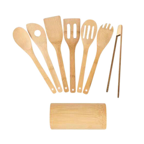 Eight Piece Set Cooking Spatulas Spoons Non Stick Pot Spatulas Kitchen Tools Long Handle EEE 2025