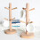Wooden Tree Mug Drying Cups Storage Rack Holder 6 Hooks Home Kitchen Drain Hanger Stand Solid Normal 4