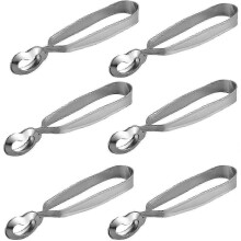 6pcs Stainless Steel Escargot Snail Tongs, Premium Kitchen Cooking Tool