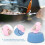 1pc Kitchen Timer Manual Cooking Timer Cartoon Mechanical Wind Up Timer Alarm Clock Pink 3