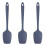 3 Pcs Silicone Spatula Black High Resistant Rubber Spatula Cooking Baking Kitchen Spatula 1