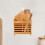 Kitchen Utensil Holder Bamboo for Chopstick Storage 1 Piece Beige 4
