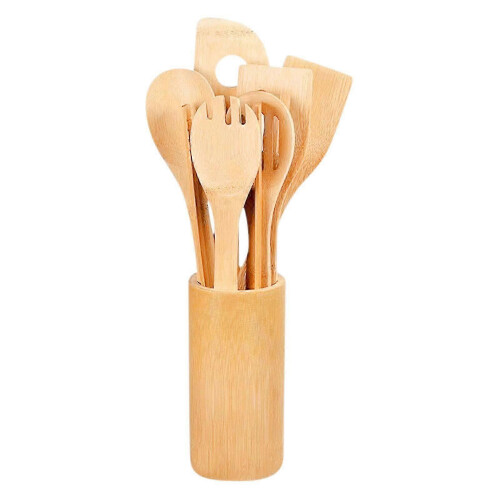 Eight Piece Set Cooking Spatulas Spoons Non Stick Pot Spatulas Kitchen Tools Long Handle EEE 2025 2