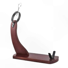 Wooden Ham Cutting Stand with Non Slip Pad Durable Kitchen Rack for Home Restaurant Use