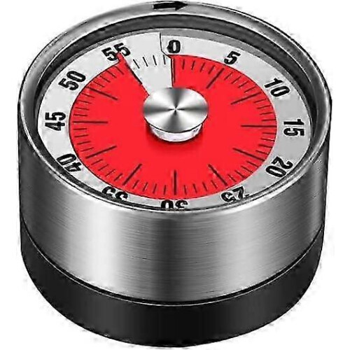 Kitchen Timer White Kitchen Magnetic Time Manager Stainless Steel Rotating Kitchen Timer Countdown
