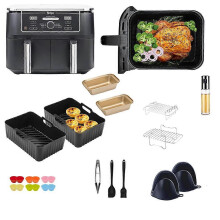 Set di tazze e tazze in silicone per friggitrice ad aria Ninja AF300 (senza BPA, FDA multicolore)
