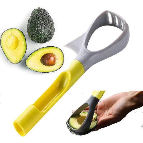 2-pack 5 1 avocado corer, fruit splitter safe easy use, avocado masher multi-purpose tool with grip 1