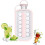Ice Cube Molds 2 In 1 Portable Ice Cube Trays Ice Ball Maker Kettle Pink 1