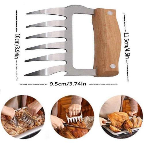 Meat Claws, Pulled Pork Shredders, Lift & Grip & Pull & Shred Barbecue Forks, Lockable 1
