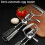 Complete Baking Essential Set 4PCS Nonrust Steel Whisks Spatula Brush Kitchen Multicolor 5