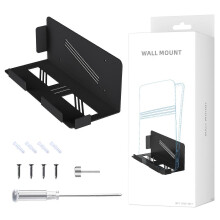 High Strength Wall Hanging Bracket Support Stand Designs Console Storage Display Home Office Black