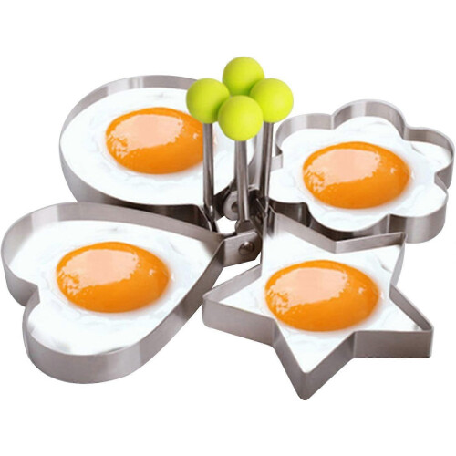 Fried Egg Cooking Rings, Pancake Mould Maker, Baking Stainless Steel Gadget Tool, Pan Tool Br 1