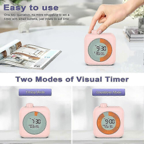 Digital Visual Timer 3 1 Clock Timer 60-Minute Countdown Kitchen Cooking Study Teaching Edition 1031 2