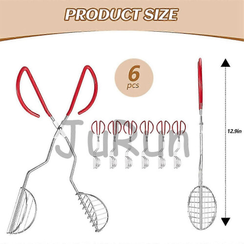 6 Pcs Taco Shell Tong With Clip Homemade Taco Shells Making 1