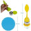 5PCS Tea Infuser Set Silicone Diffuser Tea Ball Stainless Steel Tea Filter Tea Saucers,2024 Ping 2