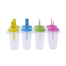 New for Pop Popsicle Mold Tray Pan Kitchen for Frozen 8 Cell Lolly Mould Ice Cre Multi
