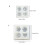 Sturdy Silicone Fondant Mould Chocolate Candy Mould Kitchen Designs Safe Multicolor large 3