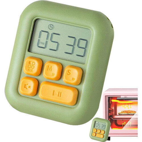 Kitchen Timer - Adjustable Countdown Timer Magnetic Back On/Off Switches, Cooking Timers Kitchen