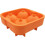 Ice Cube Mold Circle Ice Cube Tray ,for Whiskey Cocktails,easy Reusable orange 1