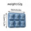 Mini Highland Cow Ice Cube Mold-6 rows 5