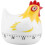 Digital Kitchen Timer Lovely Chicken Shape Mechanical Alarm Gadgets Countdown Clock Reminder 1
