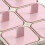 DIY-Eiswürfelform mit 8 Fächern in Rosa mit Deckel für Saftschokolade 5