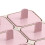 DIY-Eiswürfelform mit 8 Fächern in Rosa mit Deckel für Saftschokolade 3