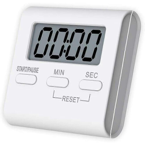 Kitchen Timer, I Digital Kitchen Timer Magnetic Countdown Timer Loud Alarm, Big Digit, Back Stand