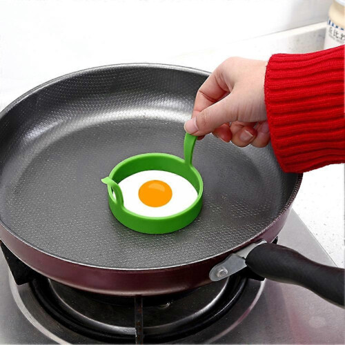 Omelette Ring Round Silicone Omelette Maker Non-Stick, Non-Slip, Heat-Insulating Omelette Ring 1