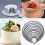 Ensemble de 11 emporte-pièces en acier inoxydable pour biscuits et gâteaux. 2