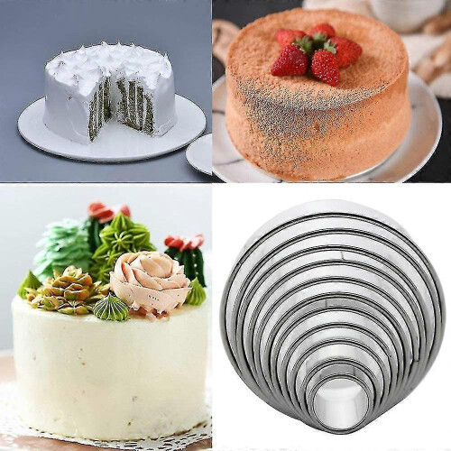 Ensemble de 11 emporte-pièces en acier inoxydable pour biscuits et gâteaux. 1