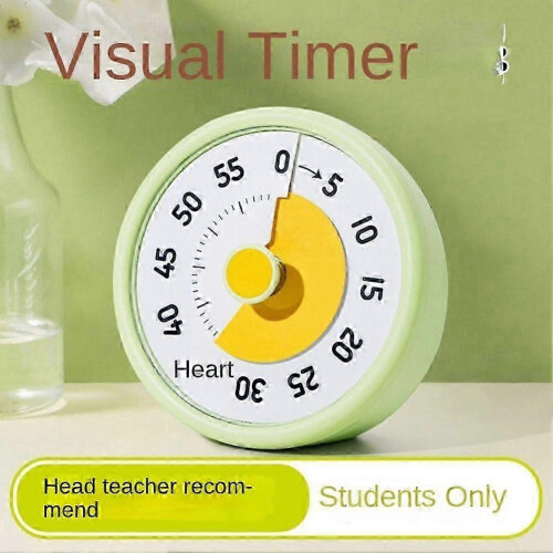 Cute Visual Timer Silent Time Manager Kitchen Timer Reminder Round Visualization Countdown Timer Ki 2