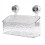 1PCS Rotating Suction Cup Storage Rack Bathroom Non Perforated Wall Mounted Organizing Storage B L 1