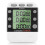 3 Channels Digital Dual Kitchen Timer - Count Up/Down Timer - Triple Cooking Timer BlackWhite 1