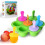 Mini-Silikonform, 7-fach Eisform, bunte Plastikstäbchen, Makers Egg Bites, Ice Cream Baby, 3 1