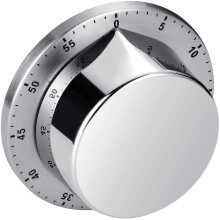 Minuteur de cuisine, minuteur de cuisson avec alarme et support magnétique, boîtier en acier inoxydable, compte à rebours