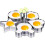 5 Shapes Fried Egg Mold Egg Rings Handle Stainless Steel Pancake Mold Fried Egg Mold Egg PXCL 1