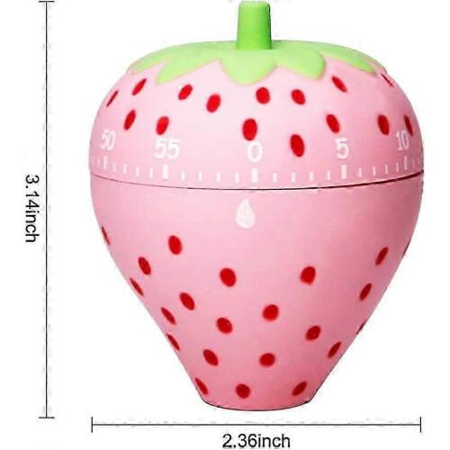 Cute Fruit-Shaped Kitchen Timer: Manual Mechanical Timer for Fun and Functional Cooking 1