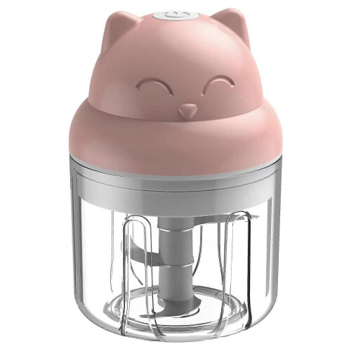 Baby Food Processor Electric Wireless Mini Garlic Vegetable Chopper Meat Grinder 250ML