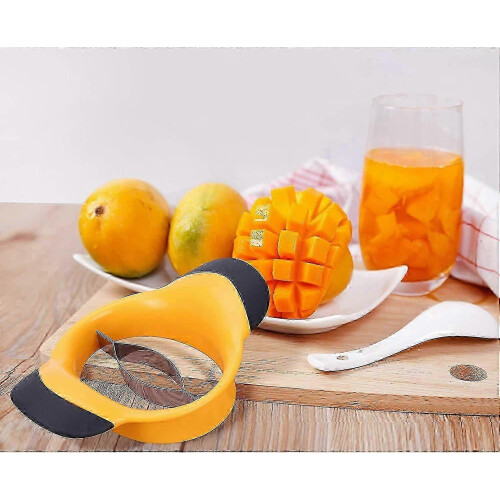 Stainless Steel Mango Slicer - Extra Large Mango Corer, Ultra-Sharp Mango Cutter 1