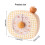 Multipurpose Rotating Time Trackers Quiet Visual Display Learning Cooking Task Cooking Supplies Blue 3