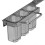 Wall-Mounted Multi-Functional Knife Holder - Folding Shelf for Kitchen, Includes Chopsticks Tube and 2