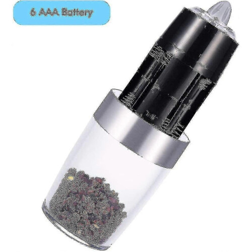 2 Pcs Gravity Electric Salt And Pepper Grinder Set, Battery Salt Pepper Mill 2