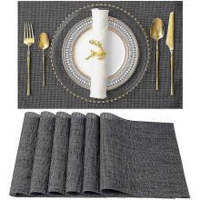 Placemats, Set Of 8 Heat-Resistant Placemats Stain Resistant Anti-Skid Placemats
