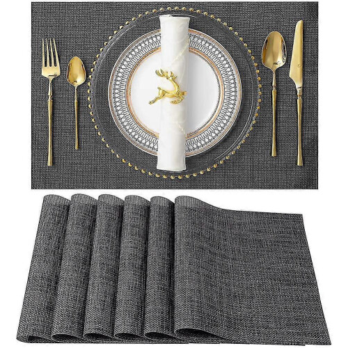 Platzsets, 8er-Set, hitzebeständig, fleckenabweisend, rutschfest