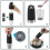 2 Pcs Gravity Electric Salt And Pepper Grinder Set, Battery Salt Pepper Mill 4